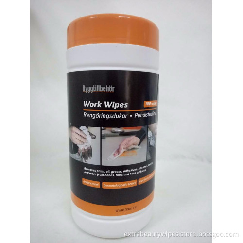 Lingettes humides multi-usages antibactériennes anti-germes